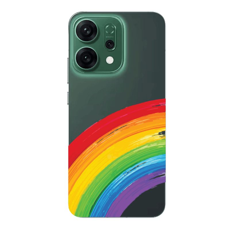 Oppo RENO 14 Rainbow 3 Transparent Silicone TPU Θήκη