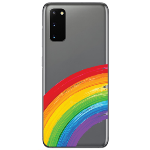 Samsung S20 Rainbow 3 Transparent Silicone TPU Θήκη