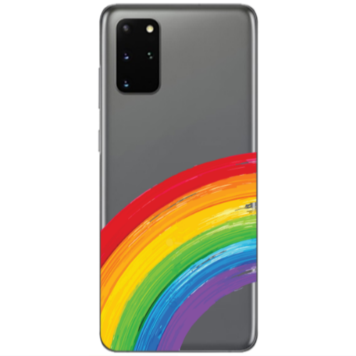 Samsung S20 Plus Rainbow 3 Transparent Silicone TPU Θήκη