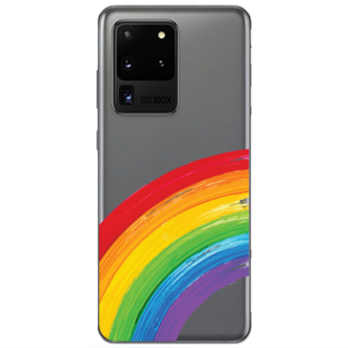 Samsung S20 Ultra Rainbow 3 Transparent Silicone TPU Θήκη
