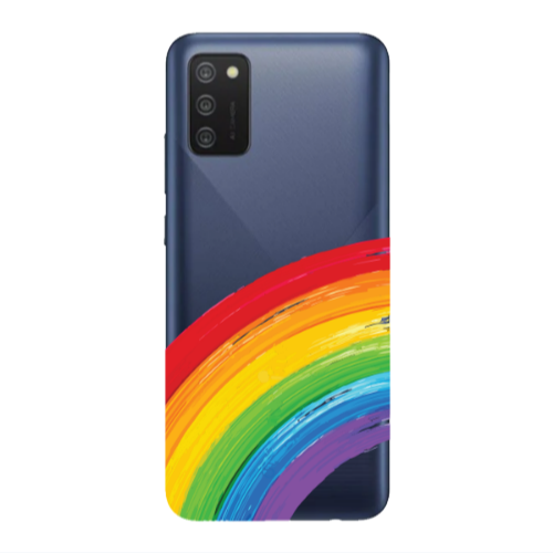 Samsung A03S Rainbow 3 Transparent Silicone TPU Θήκη