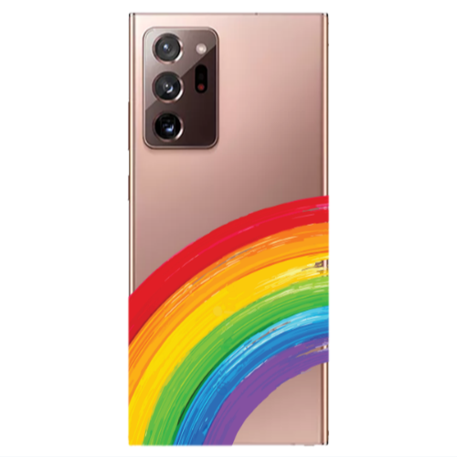 Samsung Note 20 Ultra Rainbow 3 Transparent Silicone TPU Θήκη