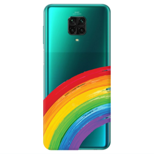 Xiaomi Redmi Note 9S Rainbow 3 Transparent Silicone TPU Θήκη