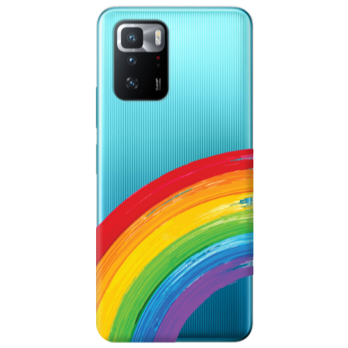 Xiaomi Poco X3 GT Rainbow 3 Transparent Silicone TPU Θήκη