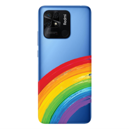 Xiaomi Poco C40 Rainbow 3 Transparent Silicone TPU Θήκη