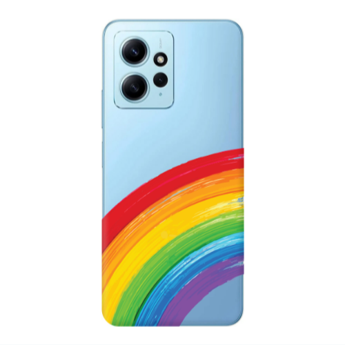 Xiaomi Redmi Note 12 4G Rainbow 3 Transparent Silicone TPU Θήκη