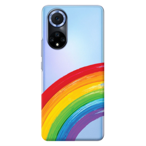 Huawei Nova 9 Rainbow 3 Transparent Silicone TPU Θήκη