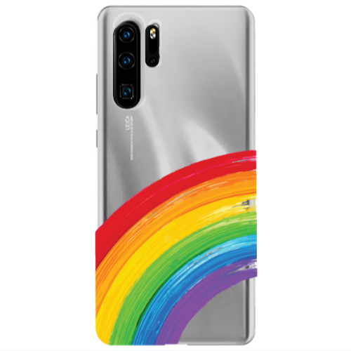 Huawei P30 Pro Rainbow 3 Transparent Silicone TPU Θήκη
