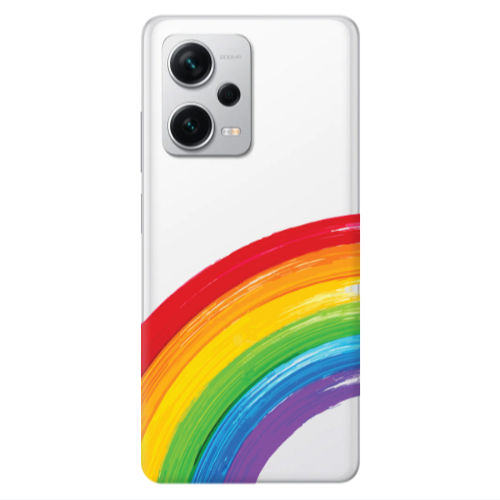Xiaomi Redmi Note 12 5G Rainbow 3 Transparent Silicone TPU Θήκη