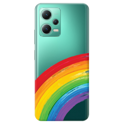 Xiaomi Redmi Note 12 Pro Plus 5G Rainbow 3 Transparent Silicone TPU Θήκη