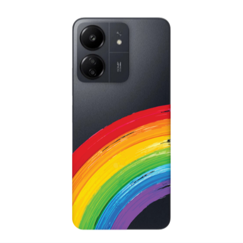 Xiaomi Redmi 13C Rainbow 3 Transparent Silicone TPU Θήκη