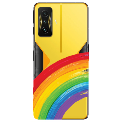 Xiaomi Poco F4 Gt Rainbow 3 Transparent Silicone TPU Θήκη