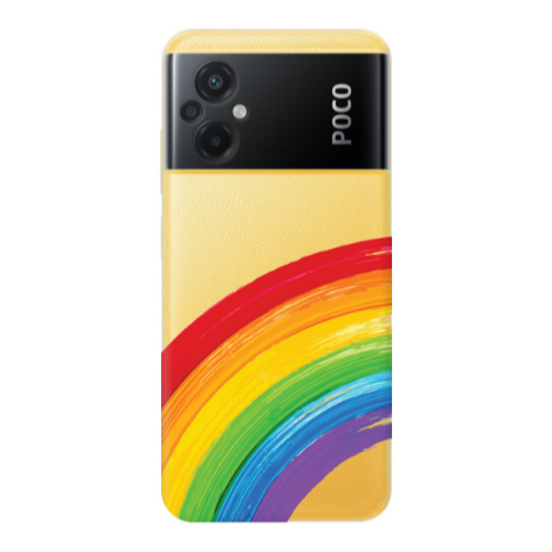 Xiaomi Poco M5 Rainbow 3 Transparent Silicone TPU Θήκη