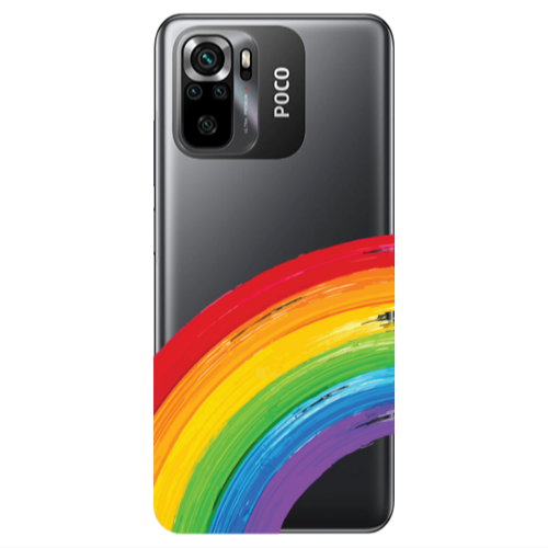 Xiaomi Poco M5 s Rainbow 3 Transparent Silicone TPU Θήκη