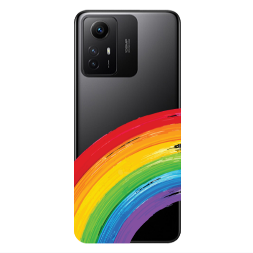 Xiaomi Redmi Note 12s Rainbow 3 Transparent Silicone TPU Θήκη