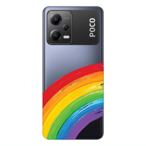 Xiaomi Poco X5 Rainbow 3 Transparent Silicone TPU Θήκη