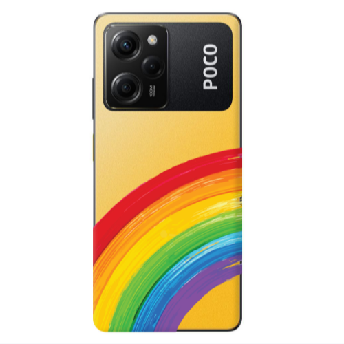 Xiaomi Poco X5 Pro Rainbow 3 Transparent Silicone TPU Θήκη