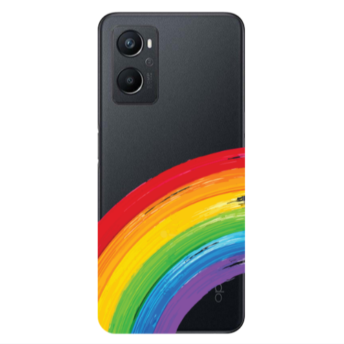 Oppo A 96 Rainbow 3 Transparent Silicone TPU Θήκη