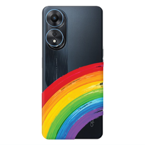 Oppo A 98 Rainbow 3 Transparent Silicone TPU Θήκη