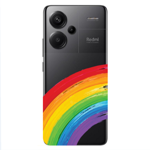 Xiaomi Redmi Note 13 Pro+ 5G  Rainbow 3 Transparent Silicone TPU Θήκη