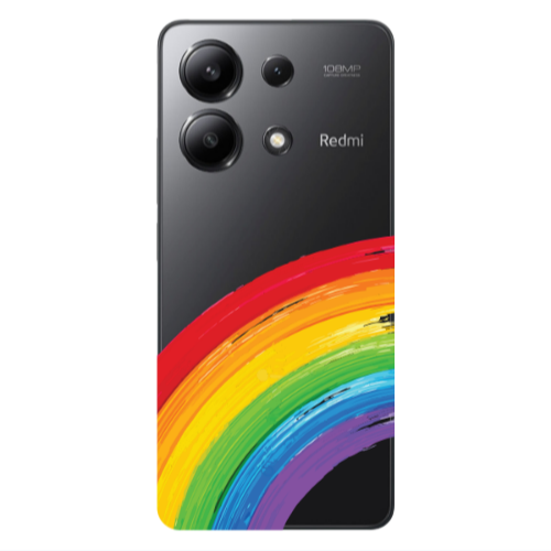 Xiaomi Redmi Note 13 4G Rainbow 3 Transparent Silicone TPU Θήκη