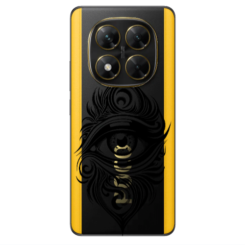 Xiaomi Poco X7 Eye patterned drawing Transparent Silicone TPU Θήκη