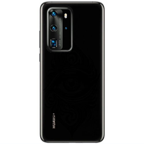 Huawei P40 Pro Eye patterned drawing Transparent Silicone TPU Θήκη