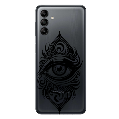 Samsung A13 5G Eye patterned drawing Transparent Silicone TPU Θήκη