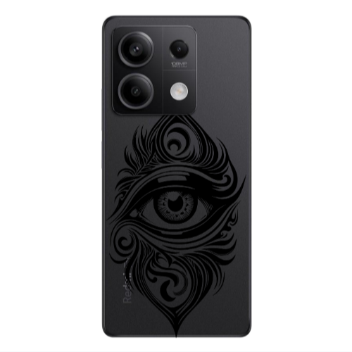 Xiaomi Redmi Note 13 5G Eye patterned drawing Transparent Silicone TPU Θήκη