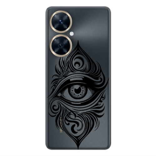 Huawei Nova 11i Eye patterned drawing Transparent Silicone TPU Θήκη