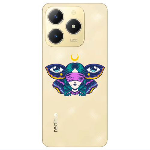 Realme C61 Eye in my ear Transparent Silicone TPU Θήκη