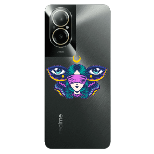 Realme C67 Eye in my ear Transparent Silicone TPU Θήκη