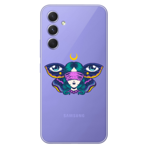 Samsung A56 Eye in my ear Transparent Silicone TPU Θήκη