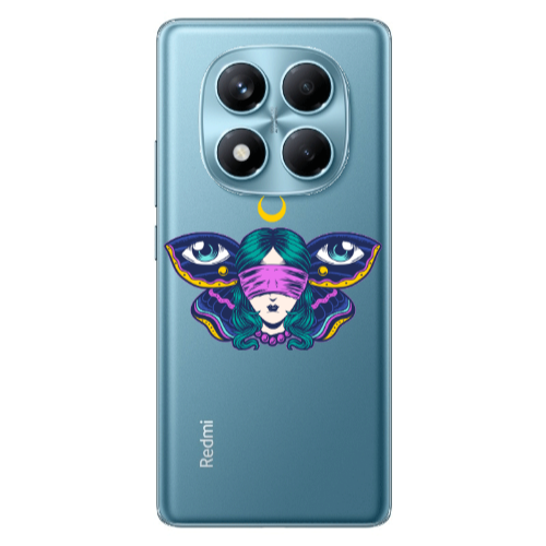 Xiaomi Redmi Note 14 Pro Eye in my ear Transparent Silicone TPU Θήκη