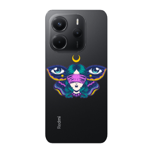 Xiaomi Redmi Note 14 Eye in my ear Transparent Silicone TPU Θήκη