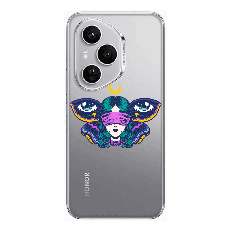 Honor Magic 400 Pro Eye in my ear Transparent Silicone TPU Θήκη