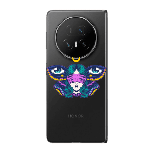 Honor Magic V5 Eye in my ear Transparent Silicone TPU Θήκη