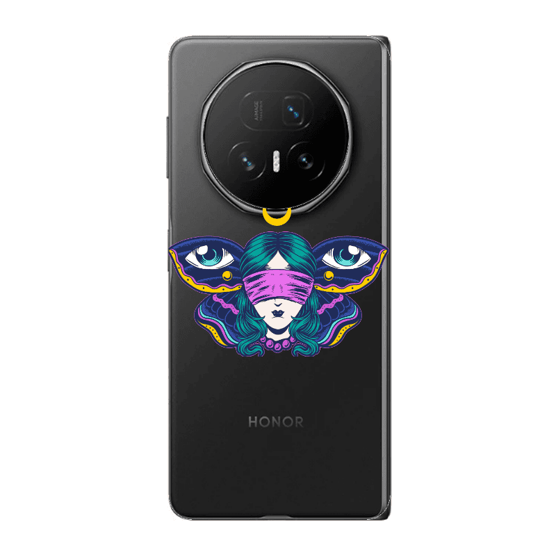 Honor Magic V5 Eye in my ear Transparent Silicone TPU Θήκη