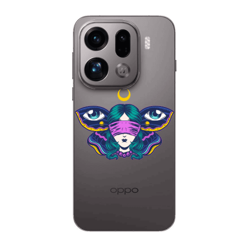 Oppo Find X9 Pro Eye in my ear Transparent Silicone TPU Θήκη