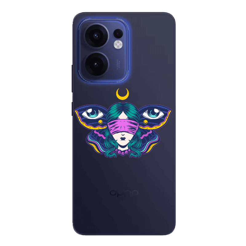 Oppo Reno13 FS Eye in my ear Transparent Silicone TPU Θήκη