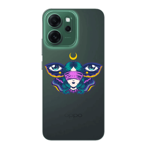 Oppo Reno 14 FS Eye in my ear Transparent Silicone TPU Θήκη