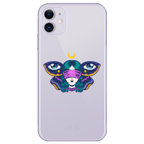 Apple iPhone 11  Eye in my ear Transparent Silicone TPU Θήκη