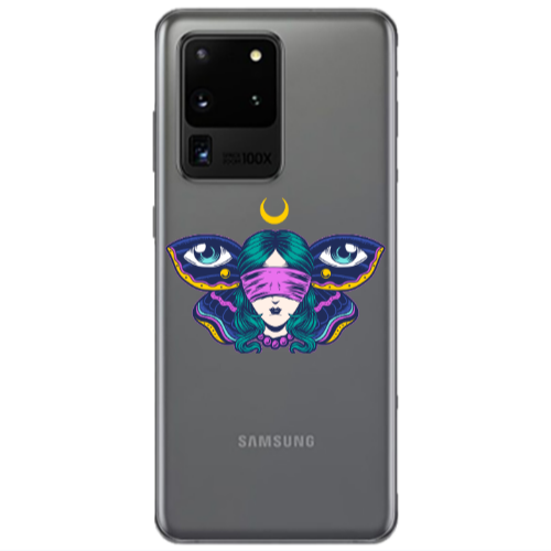 Samsung S20 Ultra Eye in my ear Transparent Silicone TPU Θήκη