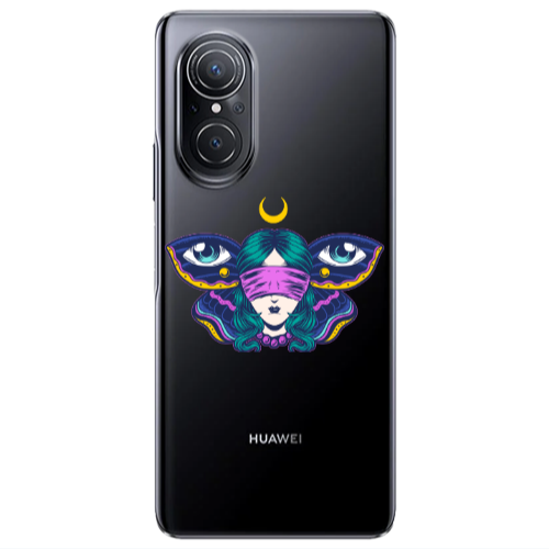 Huawei Nova 9 SE Eye in my ear Transparent Silicone TPU Θήκη