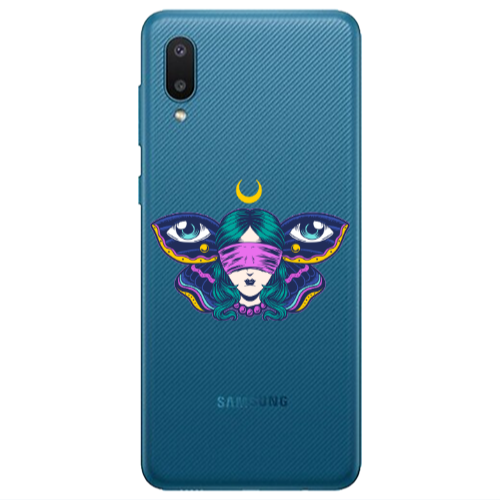 Samsung A02 Eye in my ear Transparent Silicone TPU Θήκη