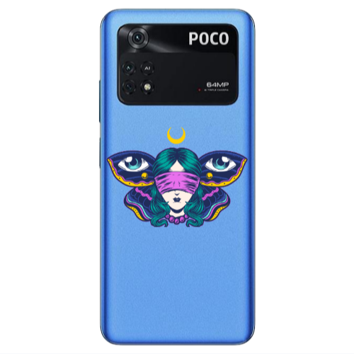 Xiaomi Poco M4 Pro 4G Eye in my ear Transparent Silicone TPU Θήκη