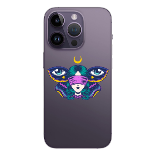 Apple iPhone 14 Pro  Eye in my ear Transparent Silicone TPU Θήκη
