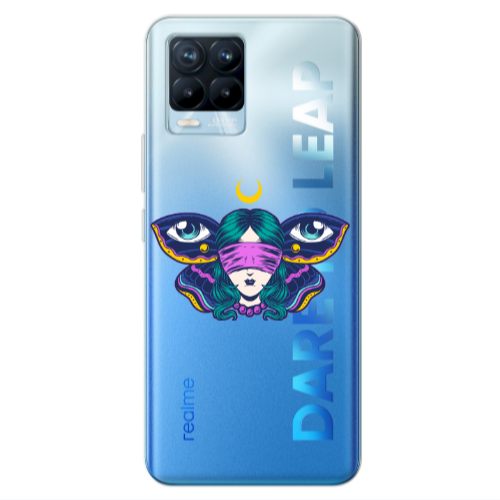 Realme 8 Pro Eye in my ear Transparent Silicone TPU Θήκη