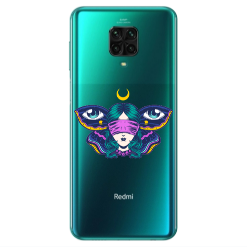 Xiaomi Redmi Note 9S Eye in my ear Transparent Silicone TPU Θήκη