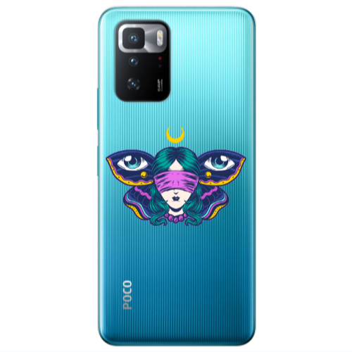 Xiaomi Poco X3 GT Eye in my ear Transparent Silicone TPU Θήκη
